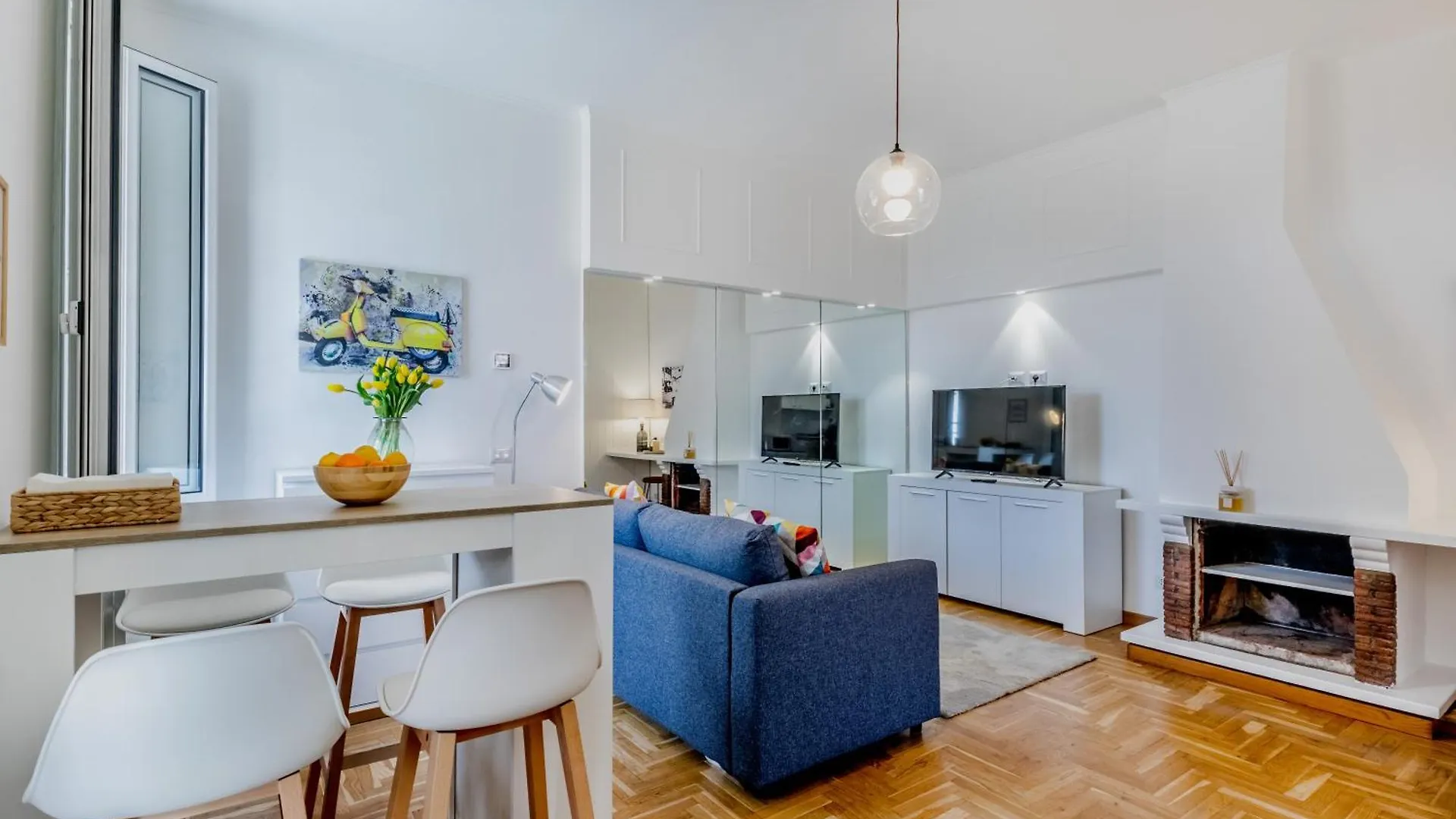 Apartament Attico Nel Cuore Di Roma Con Box Privato Per Auto